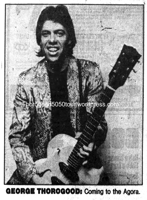 39 George Thorogood 50 50 Tour Atlanta Agora Concert Preview Atlanta Constitution Nov 22 1981 pg 6F
